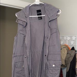 Gray Cargo Vest